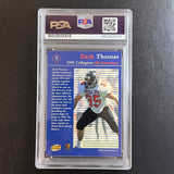 1996 Classic Marketing Classic All American #71 Zach Thomas signed card PSA AUTO Slabbed Texas Tech