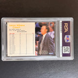 1997 Fleer/SkyBox NBA Hoops #249 Lenny Wilkens Signed Card AUTO PSA Slabbed Hawks