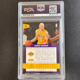 2013-14 Panini Basketball #22 Chris Kaman Signed Card AUTO PSA Slabbed Lakers