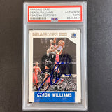 2015-16 Panini Prestige #99 Deron Williams Signed Card AUTO PSA Slabbed Nets