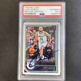 2022-2023 Panini NBA Hoops #94 Cody Martin Signed Card AUTO PSA/DNA Slabbed Hornets