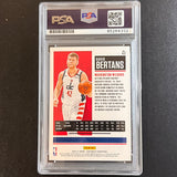 2020-21 Panini Contenders #62 Davis Bertans Signed Card AUTO PSA/DNA Slabbed Wizards