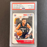 2019-20 NBA Hoops #194 TROY BROWN JR. Signed Card AUTO PSA Slabbed Wizards