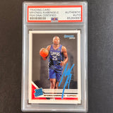 2019-20 Panini Donruss #225 Mfiondu Kabengele Signed Card AUTO PSA Slabbed Clippers