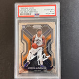2020-21 Panini Prizm #267 Udoka Azubuike AUTO Signed Card PSA/DNA Encapsulated Jazz