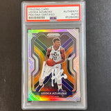 2020-21 Panini Prizm #267 Udoka Azubuike AUTO Signed Card PSA/DNA Encapsulated Jazz