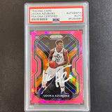 2020-21 Panini Prizm #267 Udoka Azubuike AUTO Signed Card PSA/DNA Encapsulated Jazz