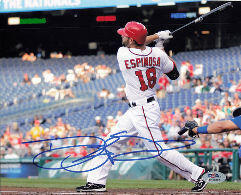 DANNY ESPINOSA signed 8x10 photo PSA/DNA Washington Nationals autographed