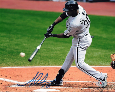 Alejandro De Aza signed 8x10 photo Chicago White Sox PSA/DNA Autographed