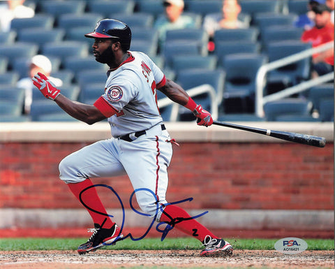 Denard Span signed 8x10 photo PSA/DNA Washington Nationals autographed