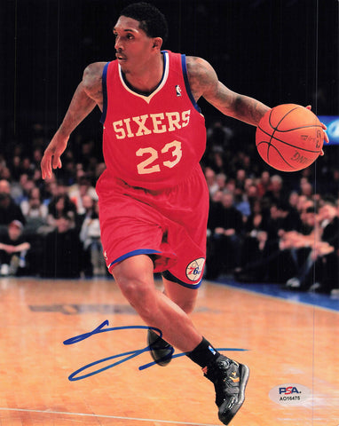 Lou Williams signed 8x10 photo PSA/DNA 76ers Autographed