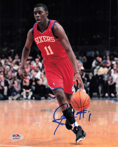 Jrue Holiday Signed 8x10 photo PSA/DNA Autographed 76ers