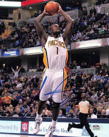 Lance Stephenson signed 8x10 photo PSA/DNA Indiana Pacers Autographed