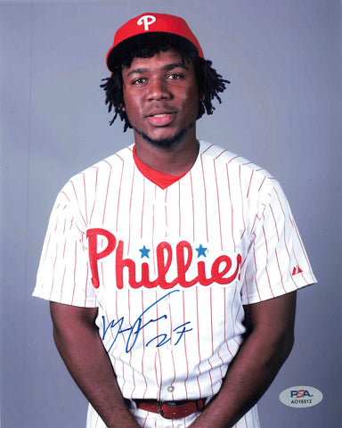 Maikel Franco signed 8x10 photo PSA/DNA Philadelphia Phillies Autographed