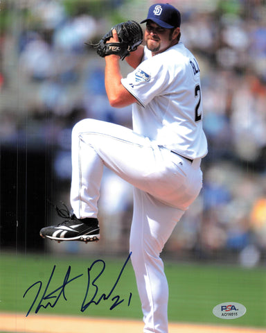 Heath Bell signed 8x10 photo PSA/DNA San Diego Padres Autographed