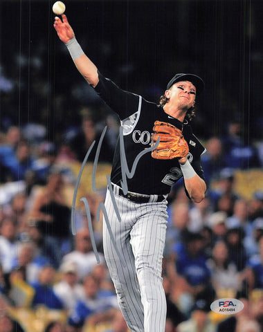 Troy Tulowitzki signed 8x10 photo PSA/DNA Colorado Rockies Autographed