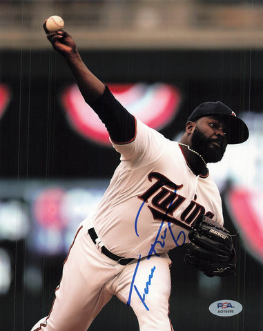 Fernando Rodney signed 8x10 photo PSA/DNA Minnesota Twins Autographed