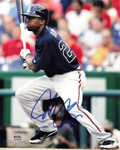 Michael Bourn signed 8x10 photo PSA/DNA Braves Autographed