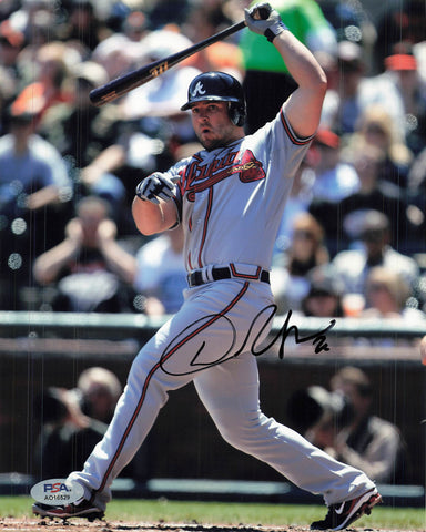 Dan Uggla signed 8x10 photo PSA/DNA Atlanta Braves Autographed