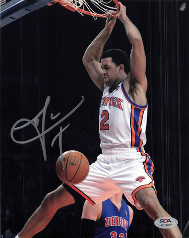 Landry Fields signed 8x10 photo PSA/DNA Autographed Knicks