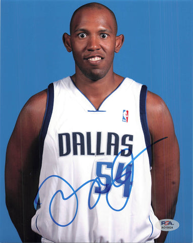 Popeye Jones signed 8x10 photo PSA/DNA Dallas Mavericks Autographed