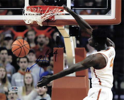 Mo Bamba signed 8x10 photo PSA/DNA Texas Longhorns Autographed