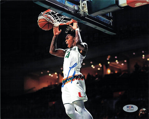 LONNIE WALKER IV Signed 8x10 Photo PSA/DNA Miami Hurricanes Autographed