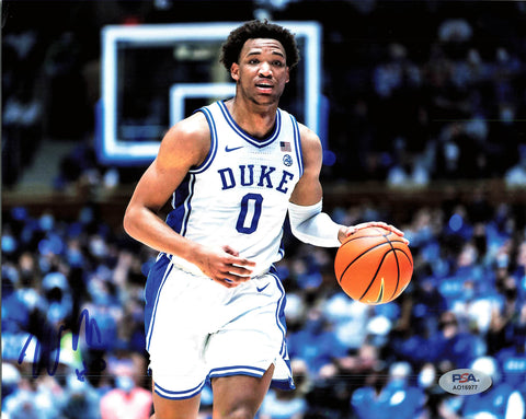 WENDELL MOORE signed 8x10 Photo PSA/DNA Duke Blue Devils Autographed