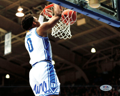 WENDELL MOORE signed 8x10 Photo PSA/DNA Duke Blue Devils Autographed