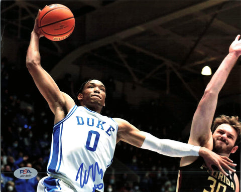 WENDELL MOORE signed 8x10 Photo PSA/DNA Duke Blue Devils Autographed