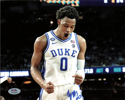 WENDELL MOORE signed 8x10 Photo PSA/DNA Duke Blue Devils Autographed