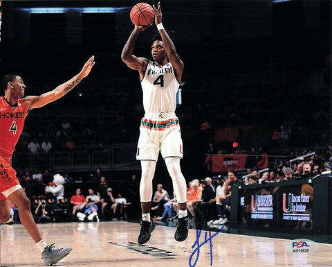 LONNIE WALKER IV Signed 8x10 Photo PSA/DNA Miami Hurricanes Autographed