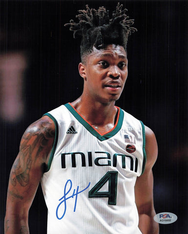 LONNIE WALKER IV Signed 8x10 Photo PSA/DNA Miami Hurricanes Autographed