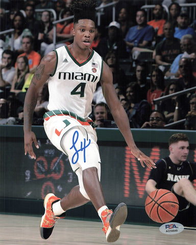 LONNIE WALKER IV Signed 8x10 Photo PSA/DNA Miami Hurricanes Autographed