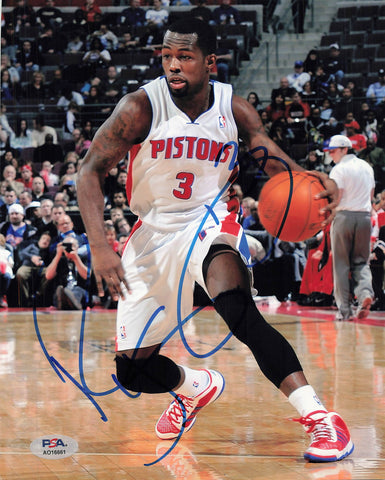 Rodney Stuckey signed 8x10 photo PSA/DNA Detroit Pistons Autographed