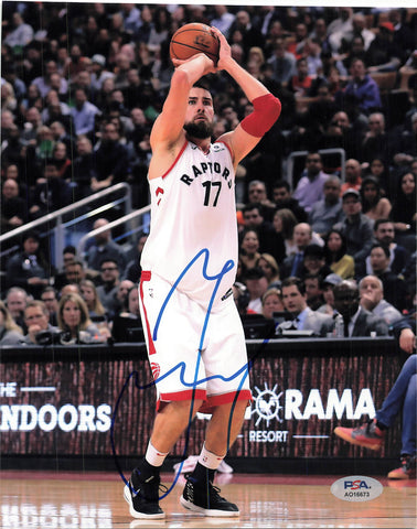 Jonas Valanciunas signed 8x10 photo PSA/DNA Toronto Raptors Autographed