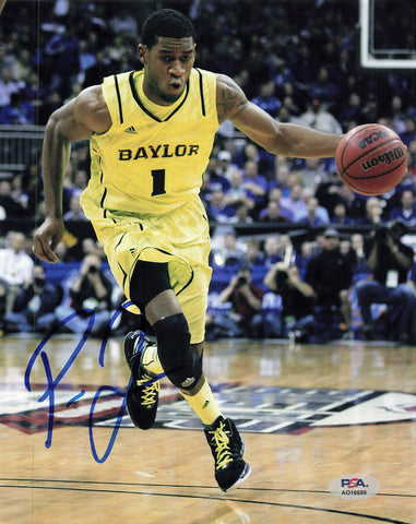 PERRY JONES signed 8x10 photo PSA/DNA Baylor Autographed