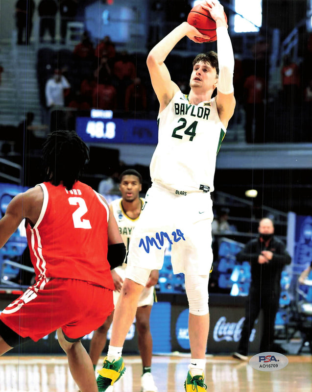 MICHAEL MAYER signed 8x10 photo PSA/DNA Baylor Autographed