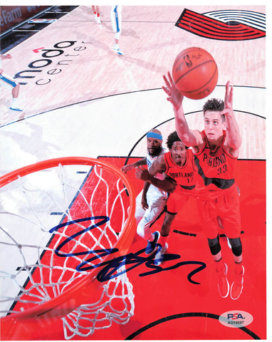 Zach Collins signed 8x10 photo PSA/DNA Portland Gonzaga autographed Trail Blazers