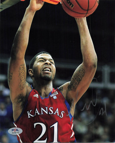 MARCUS MORRIS signed 8x10 photo PSA/DNA Kansas Jayhawks Autographed