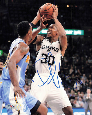 David West signed 8x10 photo PSA/DNA San Antonio Spurs Autographed