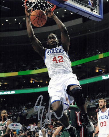 ELTON BRAND signed 8x10 photo PSA/DNA Philadelphia 76ers Autographed