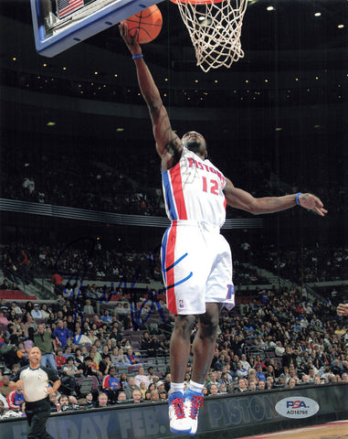 Will Bynum signed 8x10 photo PSA/DNA Detroit Pistons Autographed