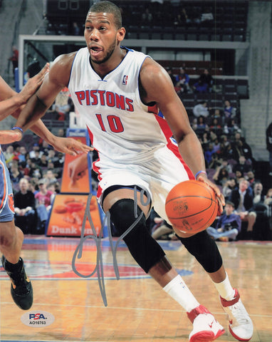 Greg Monroe signed 8x10 photo PSA/DNA Detroit Pistons Autographed