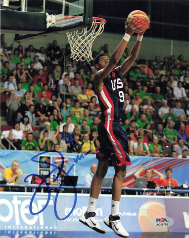 Jeremy Lamb signed 8x10 photo PSA/DNA Fiba Team USA Autographed