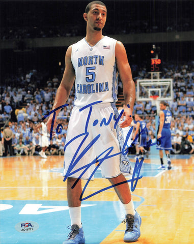 KENDALL MARSHALL signed 8x10 photo PSA/DNA North Carolina Autographed