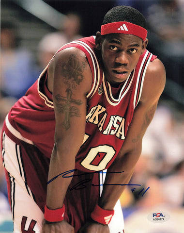 RONNIE BREWER signed 8x10 photo PSA/DNA Arkansas Razorbacks Autographed