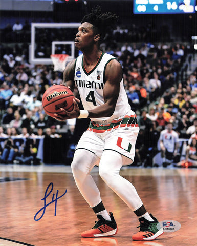 LONNIE WALKER IV Signed 8x10 Photo PSA/DNA Miami Hurricanes Autographed