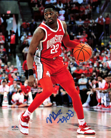 MALAKI BRANHAM signed 8x10 Photo PSA/DNA Ohio State Autographed