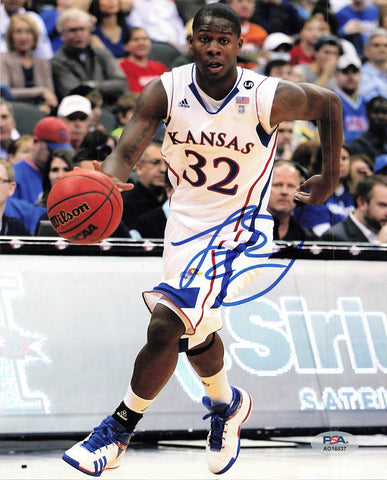 JOSH SELBY signed 8x10 photo PSA/DNA Kansas Jayhawks Autographed